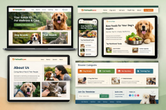 Premium Pet Care WordPress Website